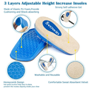 3 Layers Adjustable Orthopedic Heel Wedge Lift for Leg Length Discrepancies,