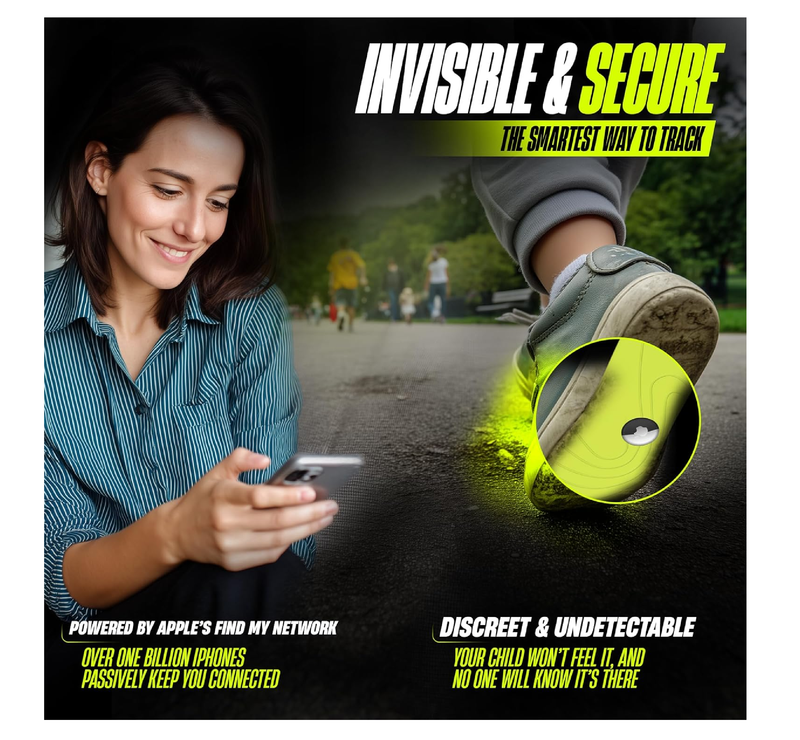 AirTag Shoe Insole - Comfortable & Secure AirTag Shoe Insert for Safety | GPS Tracker Insole