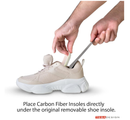 TEGA Carbon Fiber Insole (1 PC) - for Turf Toe, Foot Fractures, Hallux Rigidus and Limitus