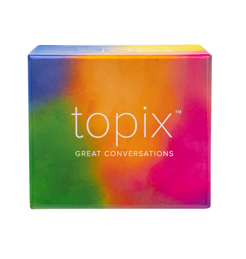 TOPIX 424 Conversation Starters Family Dinner Conversation Cards & Date Night Ice Breaker Topics Uncommon Questions Stimulate Reflection