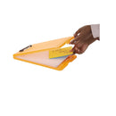 Mind Reader TRACLIP-ASST Plastic Clipboard | Bottom opening Storage | Translucent 6 Color Pack