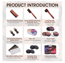 15pcs Shoe Shine Kit, Shoe Polish Kit, Leather Boot Care Kit, with Horsehair Brush&Wooden Applicator