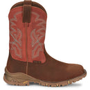 Tony Lama Men's 11" Roustabout Steel Toe Work Boot Chili Red (TW5007)