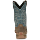 Tony Lama Men's 11" Roustabout Steel Toe Work Boot Mineral Blue (TW5008)