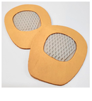 Tacco Halter Cushions | Color Natural | Leather - Pair | Self Adhesive