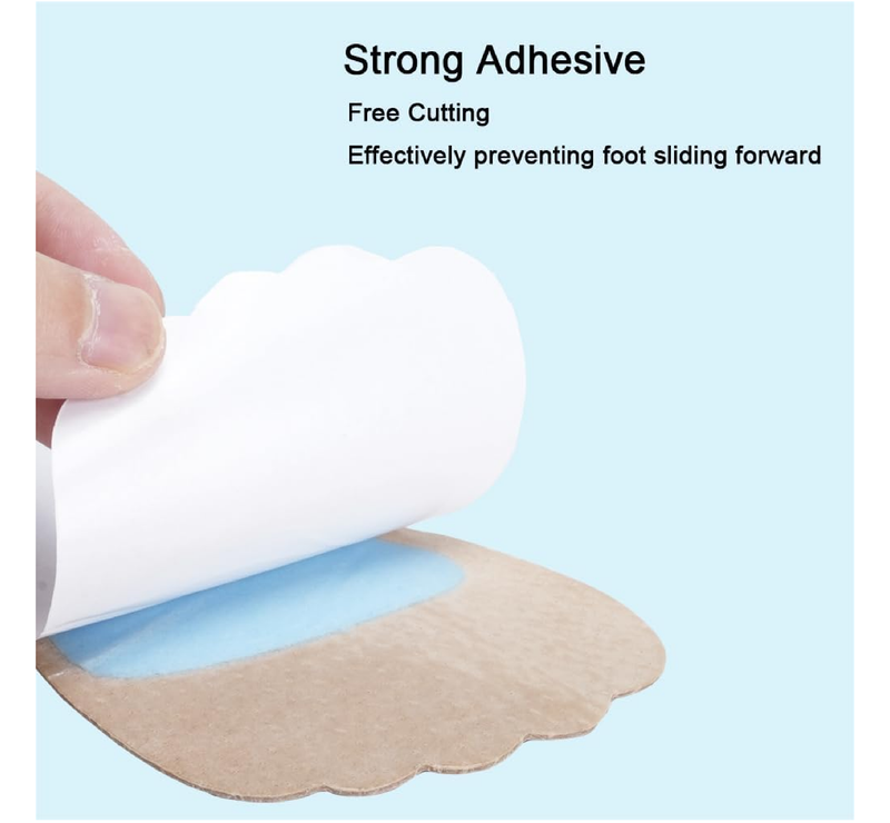 4 Count Pigskin High Heel Inserts Women, Cushion Insoles for Dress Shoes Anti-Slip,