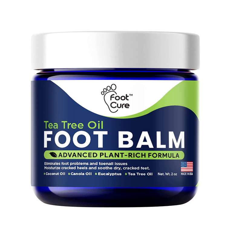 Tea Tree Oil Foot Balm - Foot Moisturizer For Dry Cracked Feet - Instantly Hydrates & Soothes Irritated Skin & Athletes Foot - Best Foot Care for Women and Men