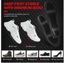 Carbon Fiber Performance Insoles, Shock Absorbing Sport Insoles for Running, Basketball,