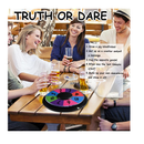 Tezam 8 Inch Heavy Duty Spinning Prize Wheel Double Sided 8/16 Slot Color Tabletop Roulette Wheel of Fortune Dry Erase Spin Wheel Win The Fortune Spin Game for Carnival and Trade Show