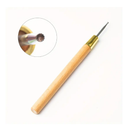 The Hobbyworker 1PC Metal Wire Rounder Tool With Wooden Handle, Wire End Tool Round Bur Grinding Needle For Jewelry Making