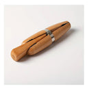 The Hobbyworker Wooden Ring Clamp, With Leather Tip Inserts & Wedge, Hand Tool For Polishing Repairing Rings, Engraving Jewelry Making Tool