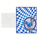 Three-Dimensional Pattern Made Of Diamond Shapes