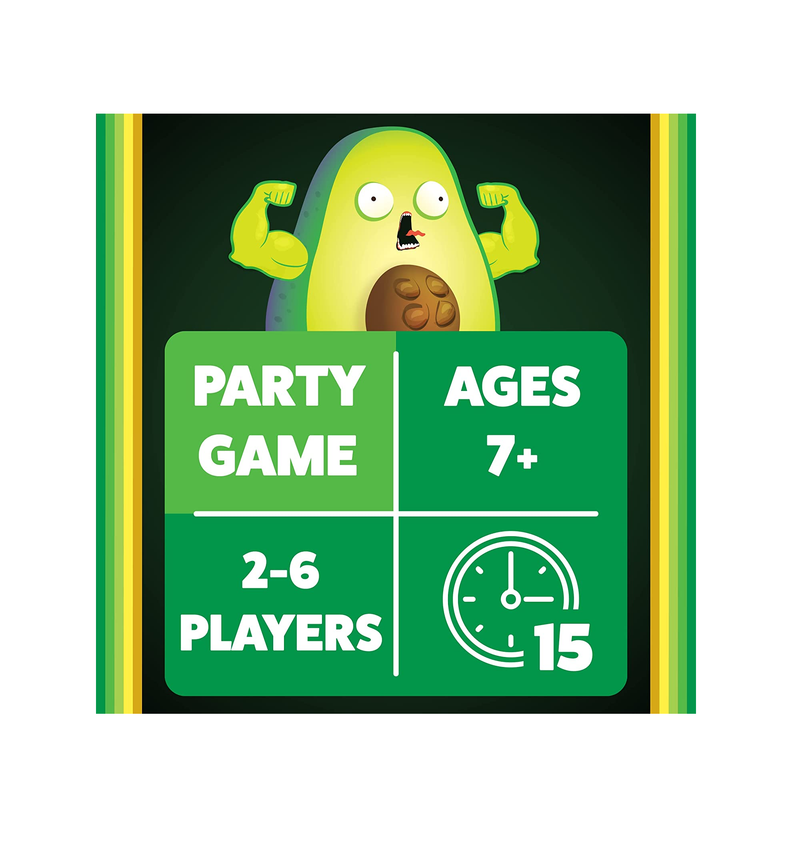 Throw Throw Avocado by Exploding Kittens  A Dodgeball Card Game Sequel and Expansion Set  Family Friendly Party Games  Card Games for Adults Teens & Kids 2-6 Players