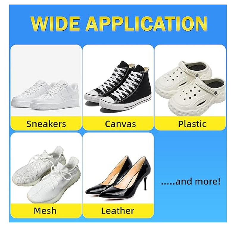 Shoe Cleaner Kit, Deep Cleaning Sole & Sneaker Cleaner, White Shoe Cleaner for Sneakers,