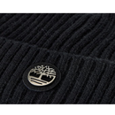 Timberland Men's Ribbed Watch Cap with Logo Plate