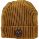Timberland Men's Ribbed Watch Cap with Logo Plate
