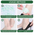 120 Pcs Self Adhesive Invisible Heel Anti-Wear Sticker for High Heels/Flats/Sandals/Athletic Shoes/Boots,