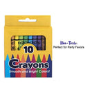 Trail Maker Crayons 12 Pack | Bulk Wholesale Glossy Wax Coloring Crayons | 10 Per Box | 12 Box Pack Art set
