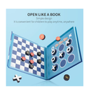 2 in 1 Checkers Sets Travel Toys Magnetic Travel Games Foam Checker Pieces Young Kids Family Board Game