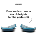 Pace Insoles Arch Supports for Flat Feet to High Arches - Extra Firm Men’s and Women’s Orthotics for Foot Pain Relief,