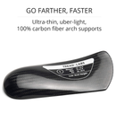 Dash Carbon Fiber Performance Insoles – Add Ultra Firm Orthotic Arch Support to Soccer Cleats, Cycling Shoes and Running Shoes