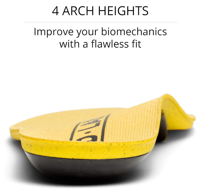 Dash Carbon Fiber Performance Insoles – Add Ultra Firm Orthotic Arch Support to Soccer Cleats, Cycling Shoes and Running Shoes