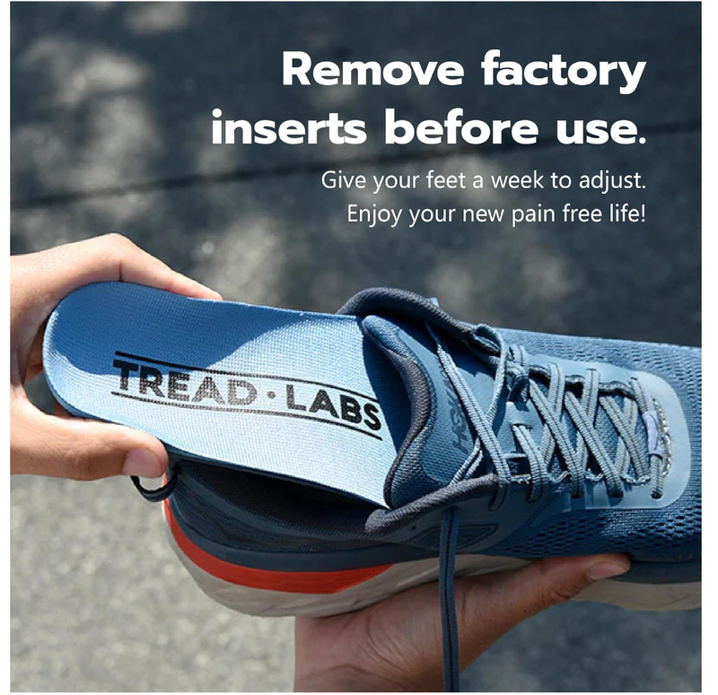 Pace Pain Relief Insole Kit for Men and Women – Extra Firm Arch Support for Plantar Fasciitis Relief and Limiting Pronation