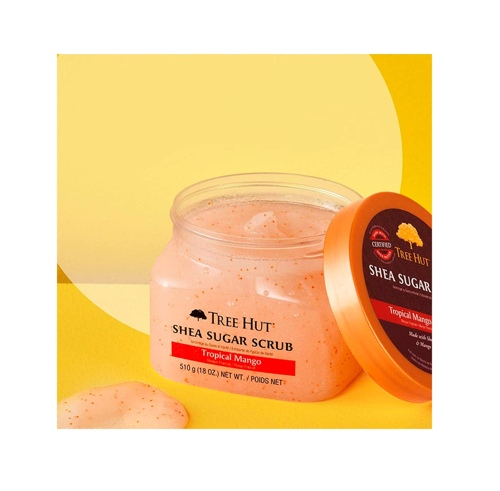 Tree Hut Shea Sugar Scrub Tropical Mango 18oz Ultra Hydrating and Exfo