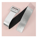 Trendy Silvery Wide Belts Simple Square Pin Buckle Adjustable Waistband Classic PU Leather Belt Coat Dress Belt Women