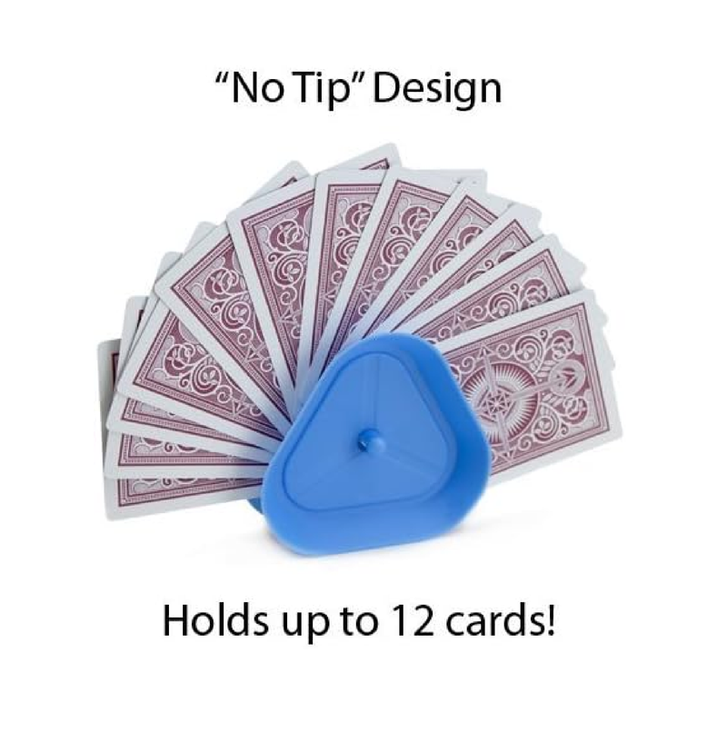 Triangle Card Holders for Playing Cards 2 Packs with 8 Units Plastic Table Game Accessories