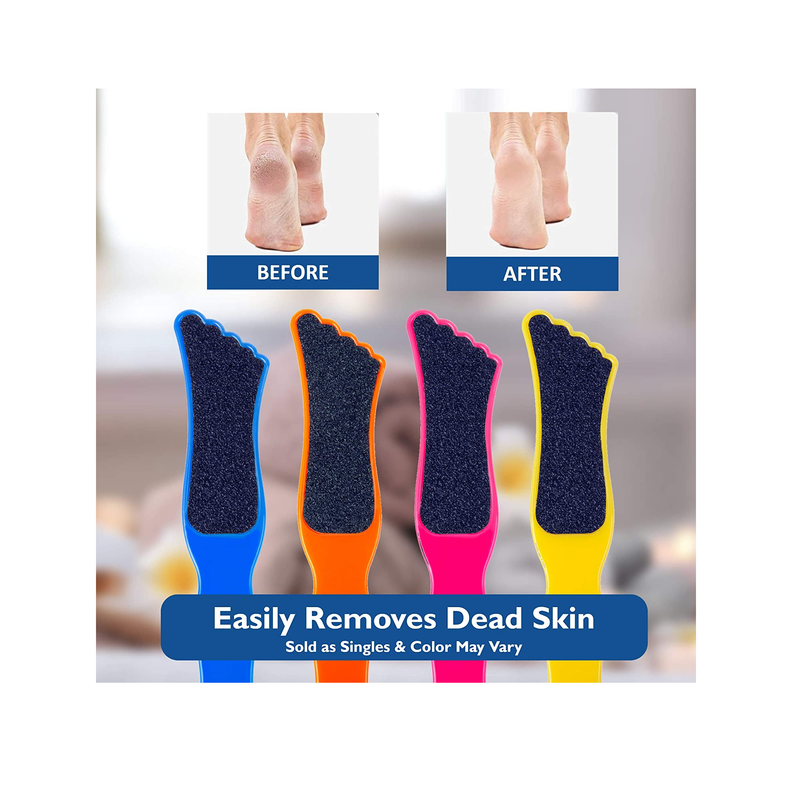 Trim Dual Sided Foot File Colors May Vary Callus Remover for Feet with 60 Grit and 120 Grit Surfaces