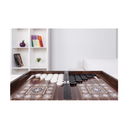 Turkish Backgammon Board Game Set 19'' Games for Adults with Polished Wooden & Elegant Mosaic Design for Classic Fun