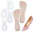 2 Pairs of Women Insoles for Sandals, 3/4 Length Non-Slip Shoe Pads Inserts for Women, Comfort Gel Sandal Insoles for High Heels,