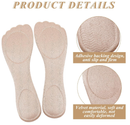 2 Pairs of Women Insoles for Sandals, 3/4 Length Non-Slip Shoe Pads Inserts for Women, Comfort Gel Sandal Insoles for High Heels,