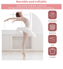 Toe Pads for Pointe Shoes, Ballet Toe Pads for Ballet Dancer, Pointe Shoe Toes Pad to Protect Toes and Feet