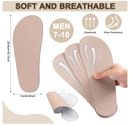 6 Pairs Adhesive Sandal Insoles Self-Adhesive Cushion Insoles for Mules Cork Clog Adhesive Mules Inserts