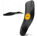 240+lbs Arch Support Inserts for Men Women, 3/4 Carbon Fiber Heavy Duty Orthotic Shoe Insoles for Plantar