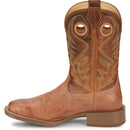 Justin Boots Men's Roswell 11" Smooth Ostrich Boot - Cognac (UN8750) - View 8