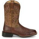 Justin Boots Men's Conroe 11" Smooth Ostrich Boot - Kango Tobac (UN8760) - View 3