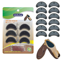 Unikstep 6 Pairs Shoe Heel Plate Tap, Shoe Heel Side Worn Repair Rubber Patch, Replacement Kit