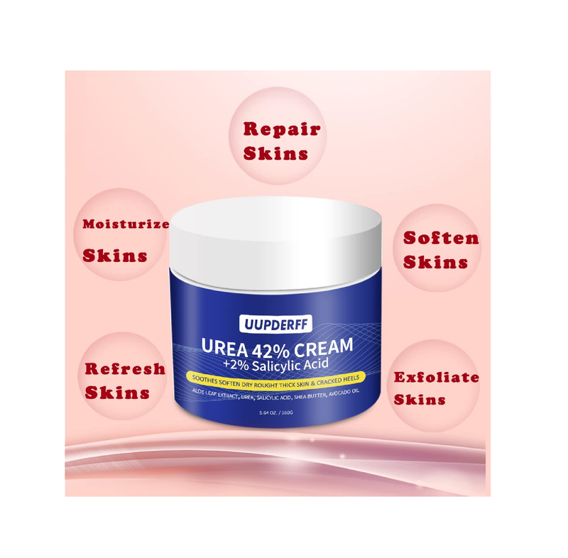 Urea Cream 42 Percent for Feet with 2% Salicylic Acid 5.64 Oz  Remover Hand Cream Foot Cream