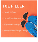 UamGlsob 3 Pairs Shoe Filler Inserts, Toe Cushion Inserts That Make Shoes Fit,