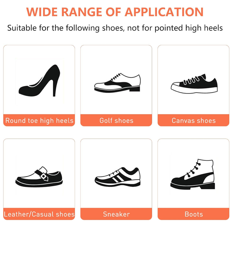 UamGlsob 3 Pairs Shoe Filler Inserts, Toe Cushion Inserts That Make Shoes Fit,