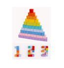 Umbresen Wooden Multiplication Board Game 100 Cubes Blocks Montessori 10x10 Times Table Tray with Answers Preschool Learning Toys Gift for Children Kids Multiplication Board