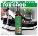 Uncle Todd's Shoe Deodorizer Spray - Proven & Powerful Enzyme Formula Spray for Shoe Odor Elimination in All Footwear