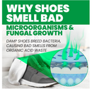 Uncle Todd's Shoe Deodorizer Spray - Proven & Powerful Enzyme Formula Spray for Shoe Odor Elimination in All Footwear