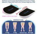 3 Layers Adjustable Supination & Over-Pronation Corrective Shoe Inserts,