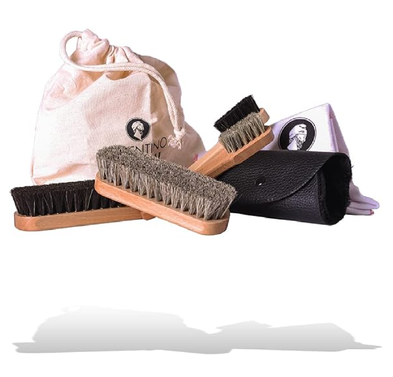VALENTINO GAREMI Shoe Care Set - Cleaning Polishing Buffing Leather Footwear