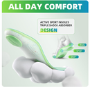 VALSOLE Comfort Insoles for Men Women - Insoles for Running Shoes - Support Shock Absorption Cushioning Sports Comfort Inserts