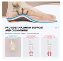 VALSOLE Cork Support Insoles for Men Women,Plantar Fasciitis Arch Support Orthotics Inserts,Relieve Flat Feet,Metatarsalgia,